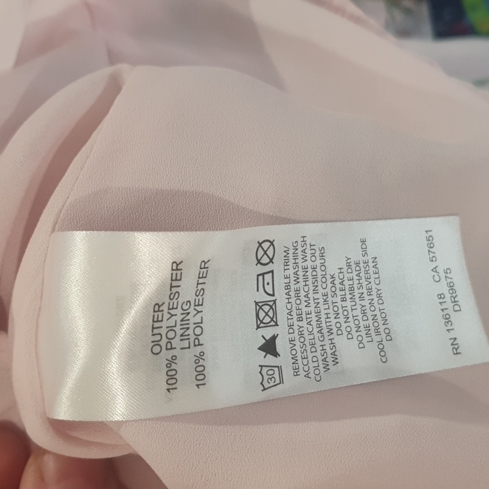 Forever New Size 10 Pink Floral Ruffle Dress - Picture 7 of 7